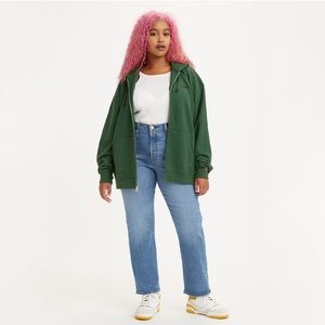 Levi’s Wedgie Fit High Rise, Straight Leg Crop Jeans, Size 25, Blue